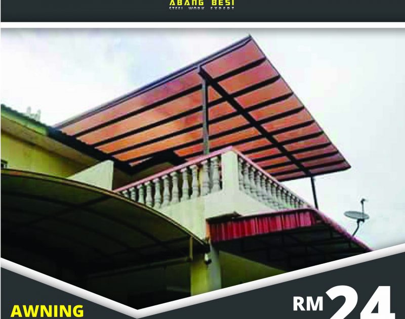 Apa Beza ACP Awning dengan Polycarbonate? AbangBesi