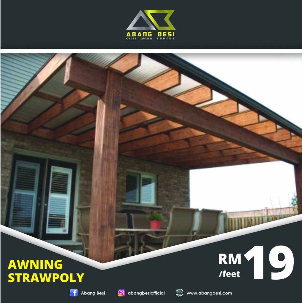 Awning Strawpoly Abangbesi